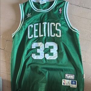 Adidas Celtics Green and White Basketball Jersey